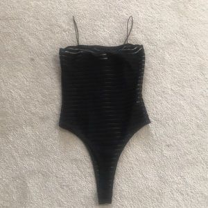 Shadow Black Bodysuit